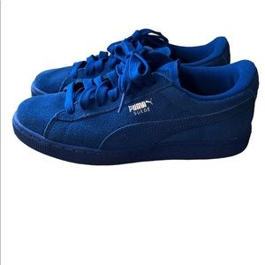 Puma blue suede classic sneakers